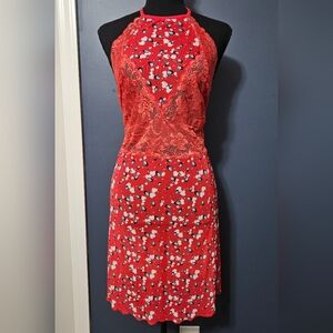 NWOT Mesh and Lace Halter Chemise Plus Size 4xl